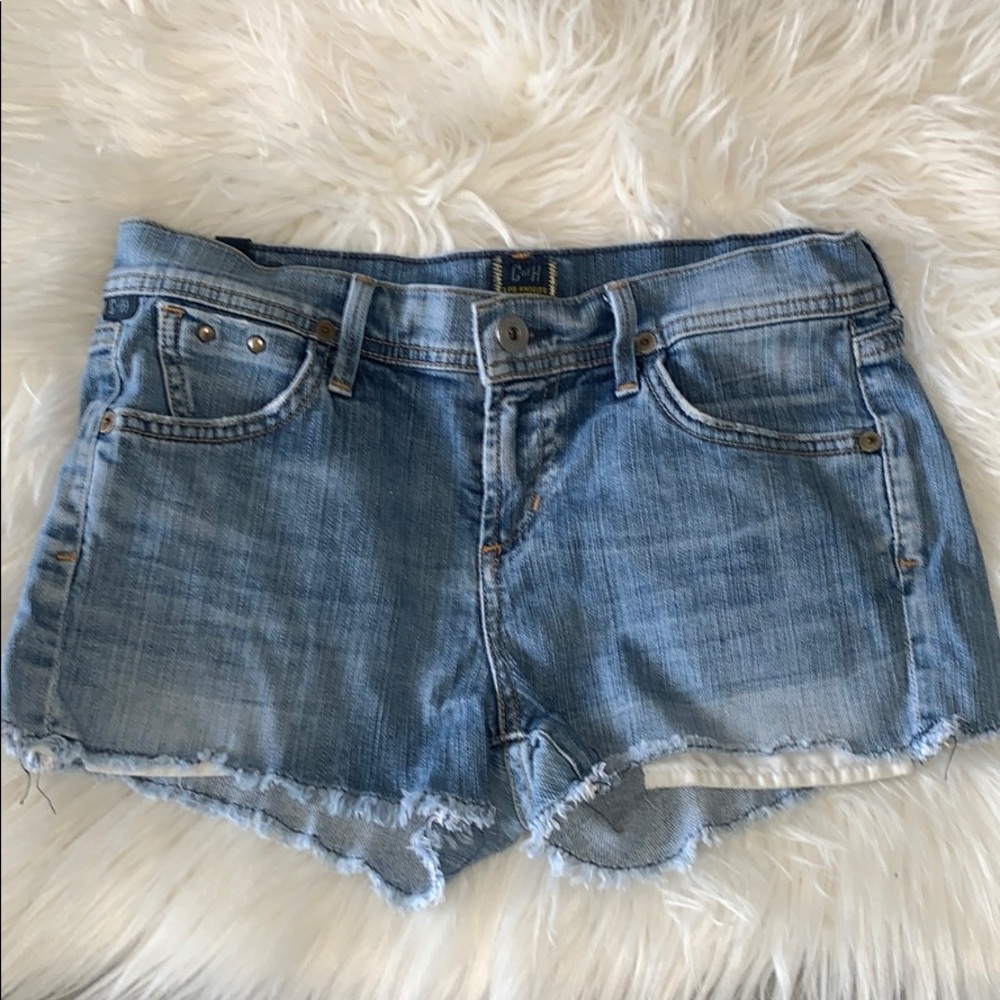 Denim shorts size 25 COH